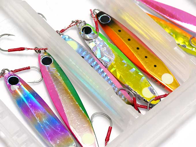 岸壁ジギング用メタルジグのケース