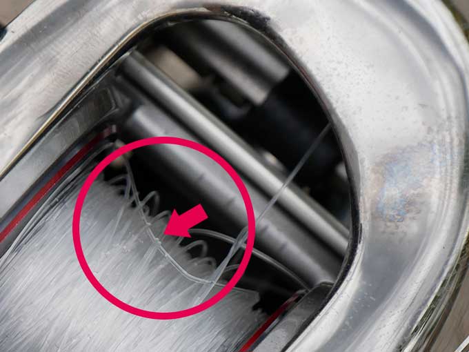 ベイトリールのバックラッシュ