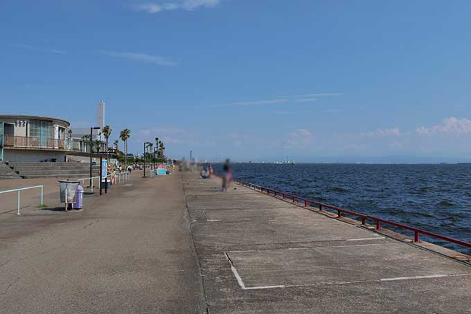 海釣り公園の様子