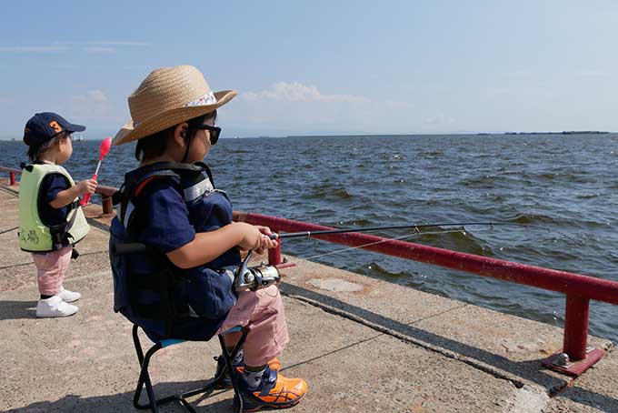 サビキ釣り開始