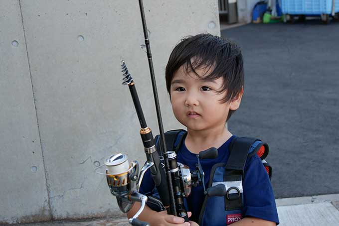海釣り公園を楽しみました
