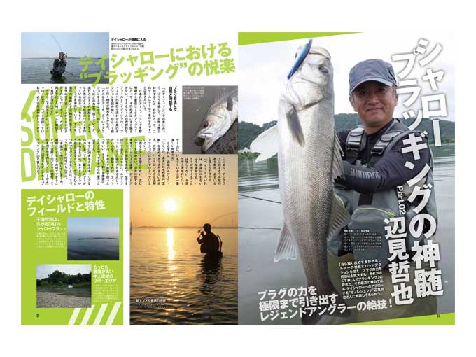 シーバス釣り専門の雑誌The SEABASS(ザ シーバス)の辺見哲也