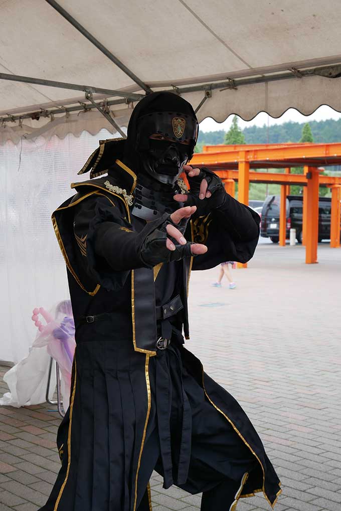 吹き矢のイベントキャラクター