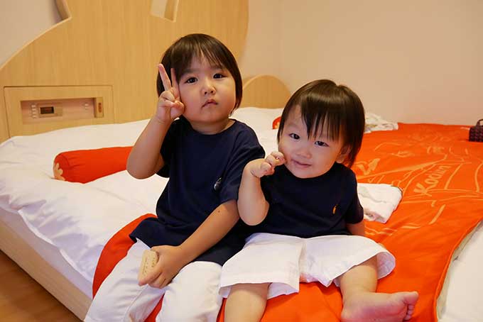 コチラ ファミリールーム に到着!!