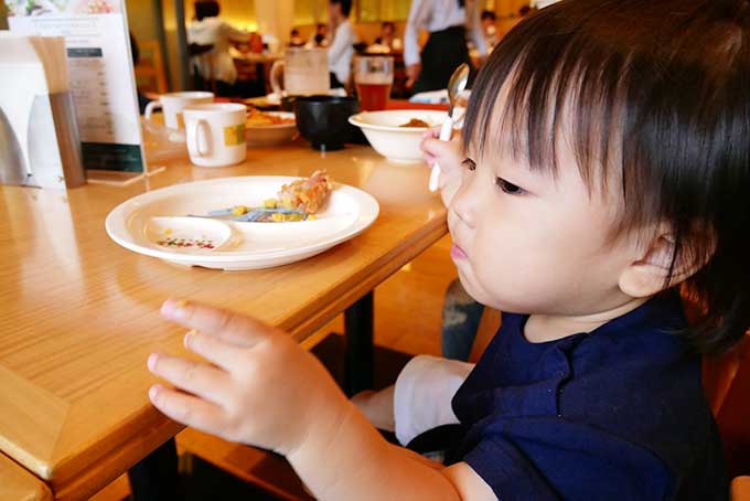次男君もパクパク食べます!!