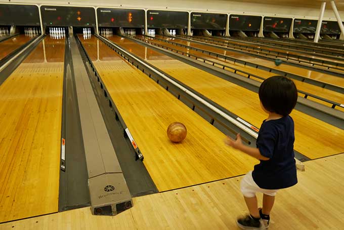 人生初のボーリング
