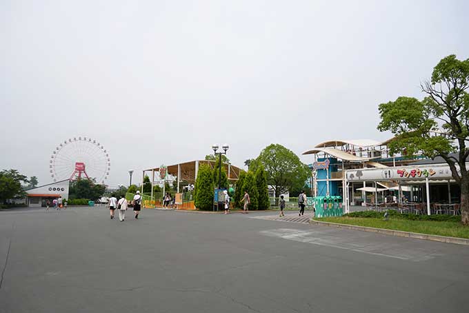 ホテルゲートから入場