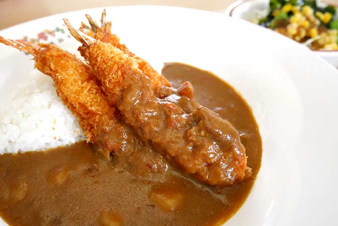 エビカツカレー