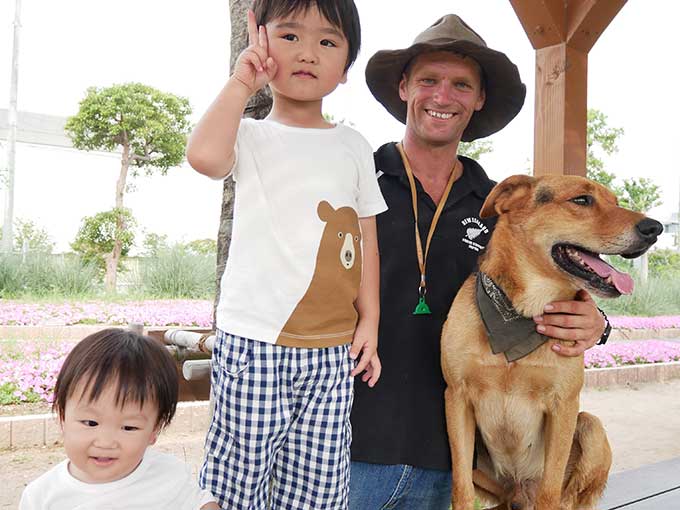 ドッグパフォーマンスショーの記念写真!!