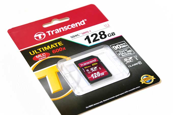 128Gのメモリーカード