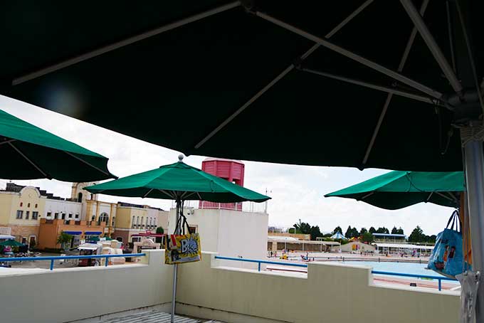 有料日陰エリア