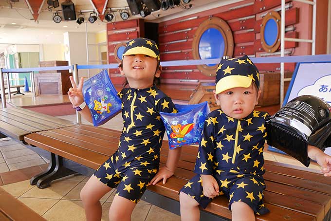 二人揃ってポーズ!!