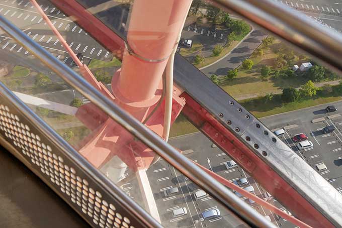 結構高い所まで登ります