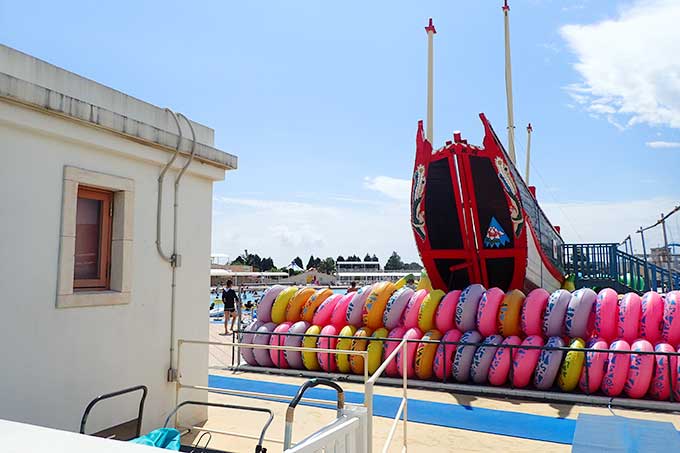 浮き輪のレンタル所