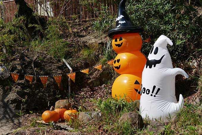 ハロウィンの装飾