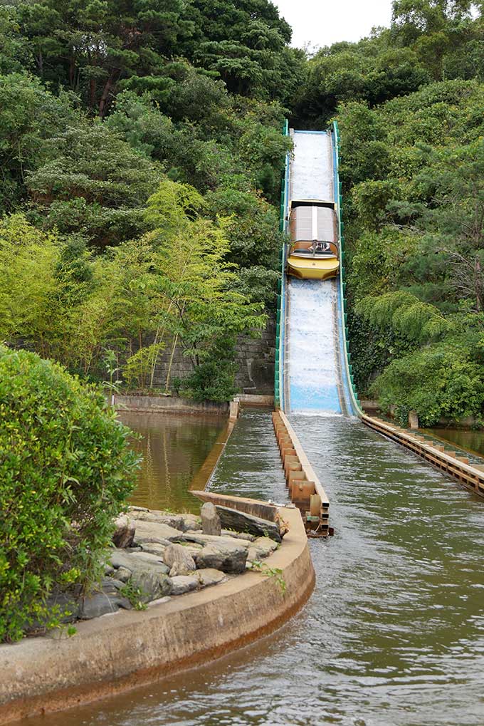 あっという間に滑り落ちて…