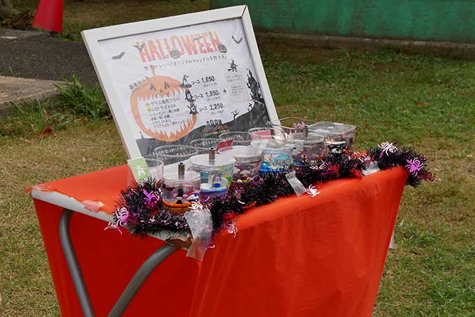 キャンドル作りコーナー