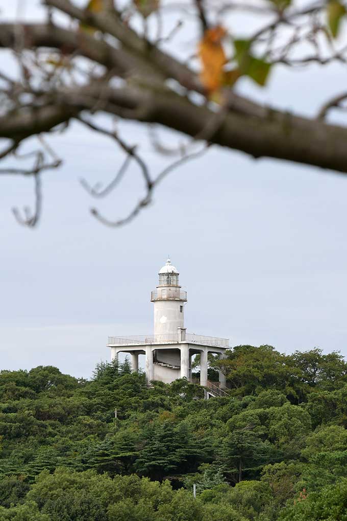 灯台が見えます