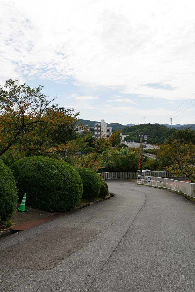 結構な坂道です