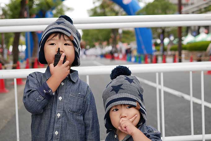 市民祭の会場に到着