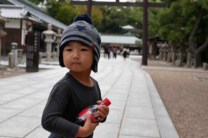 七五三参りの方も多いです