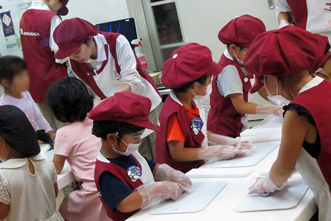 お菓子工場のアクティビティ