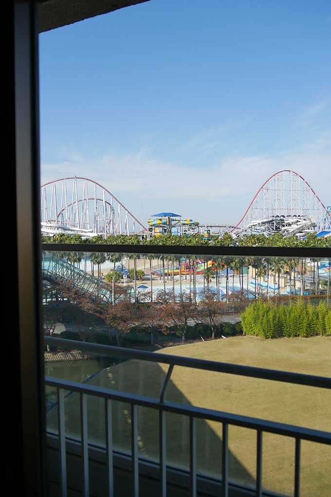 ながしまスパーランドが見えます