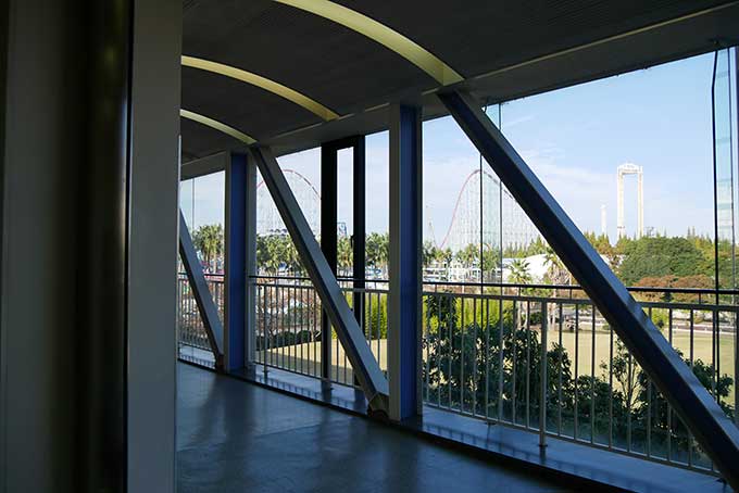 ホテルナガシマからの連絡通路