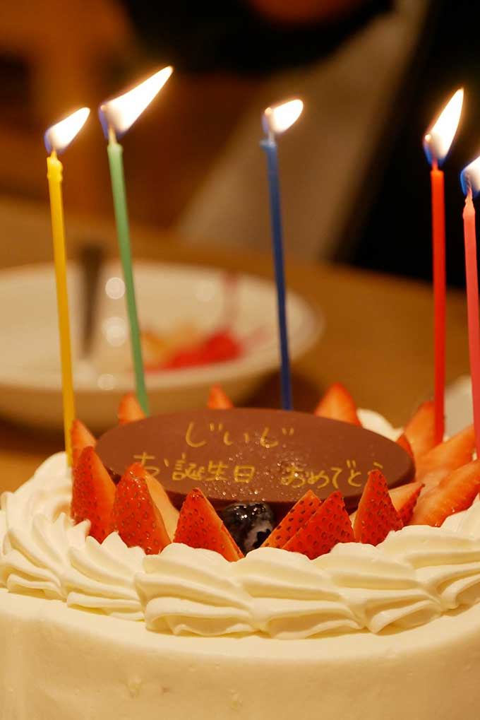 お誕生日のサプライズも!!