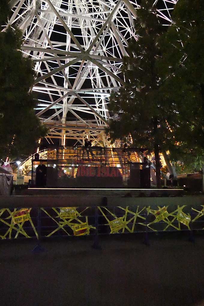 ゾンビのダンスステージ