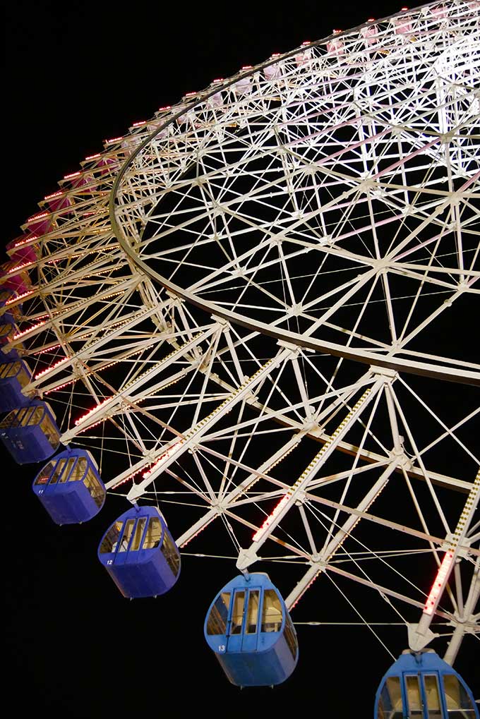ながしまスパーランド夜の観覧車