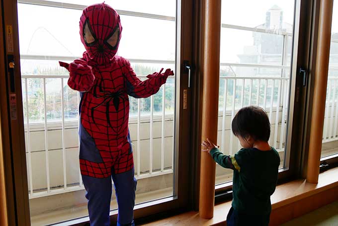 スパイダーマンになりました