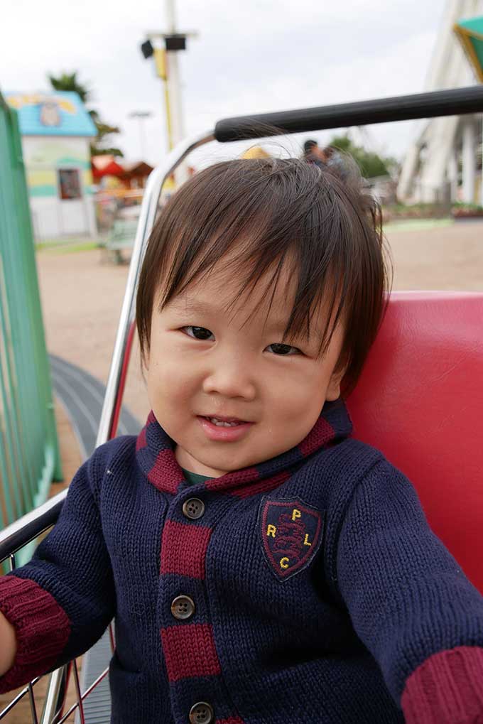 ご機嫌な次男君!!