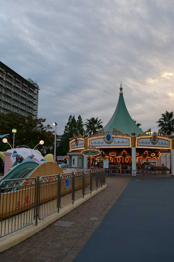 日が暮れてきました