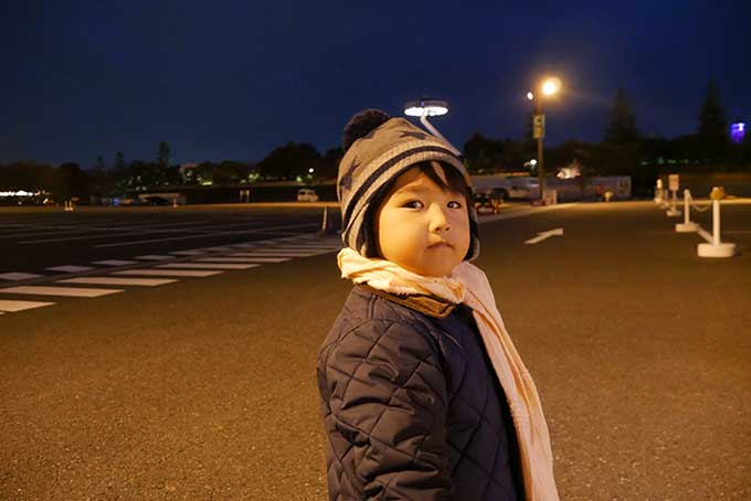 なばなの里の駐車場に到着