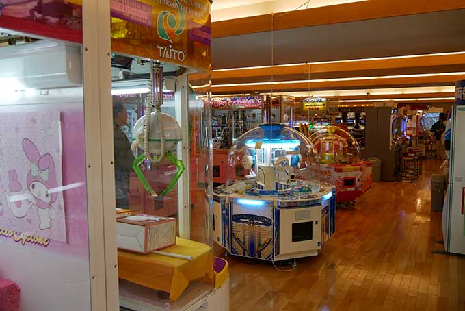 ホテルナガシマのゲームコーナー