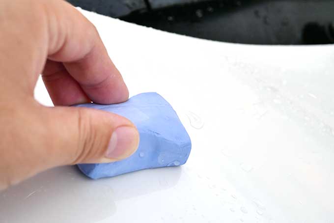 粘土クリーナを使って