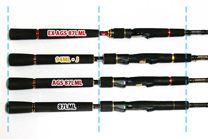 旧モデルとのグリップ部分を比較