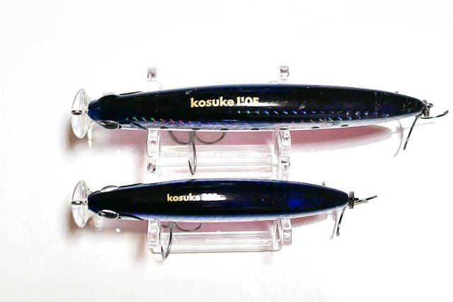 アイマ・コスケ85Fと110Fのサイズ比較