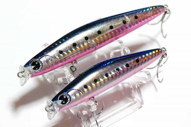 アイマ・コスケ85Fと110Fのカラー比較