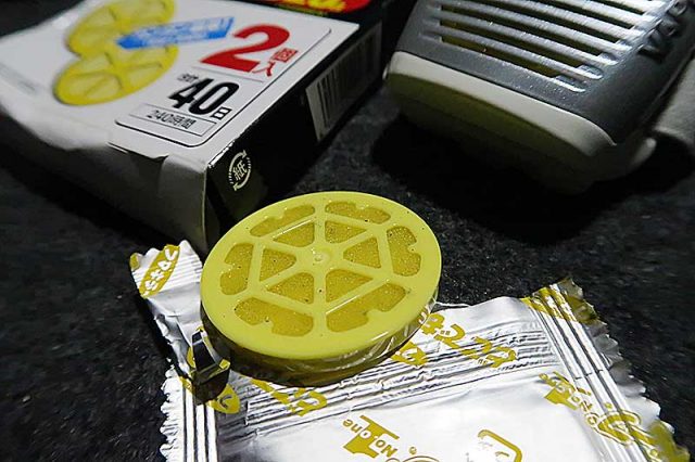 虫除けのカートリッジ交換