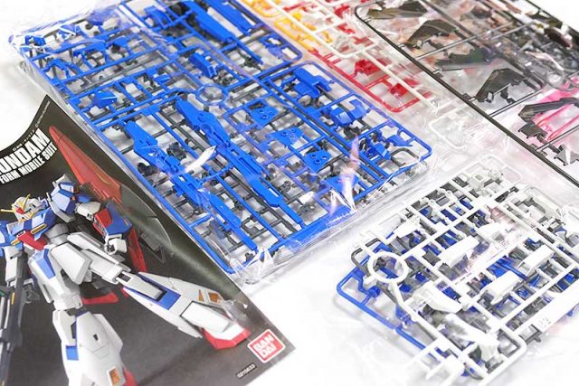 HGUC 1/144 MSZ-006 ゼータガンダムのパーツ構成