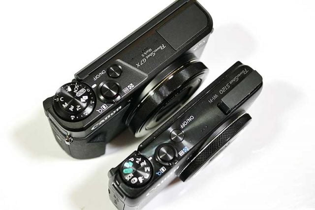 PowerShot  S120とPowerShot G7 X Mark IIの比較
