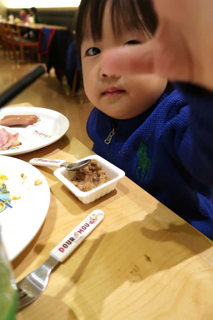 大好きな納豆もあります!