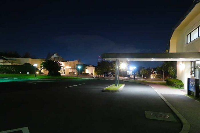 イースト館とクア・ガーデン