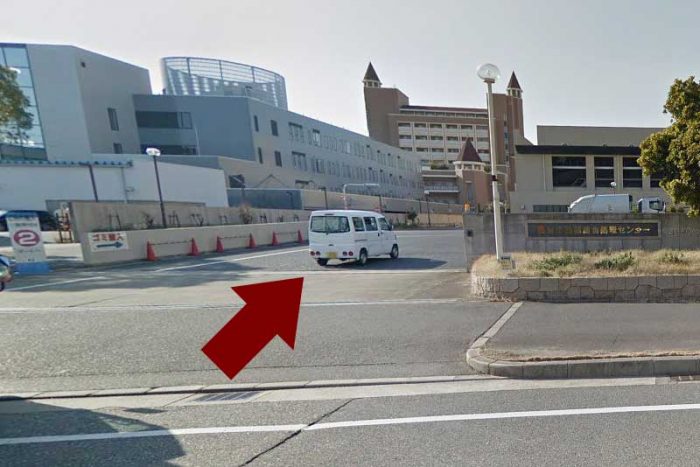 西宮市西部総合処理センターへの入り口