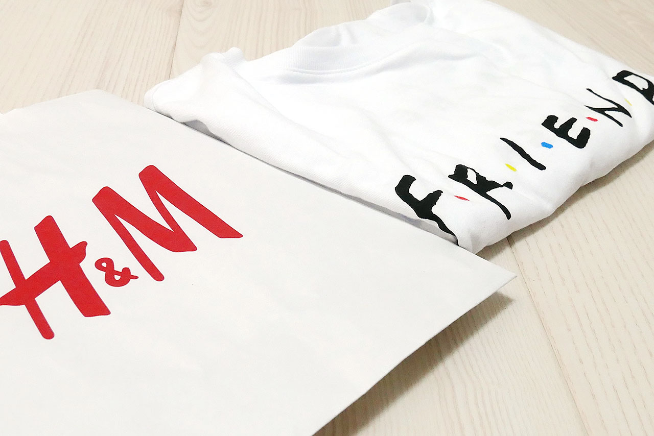 H&Mで海外ドラマ『Friends(フレンズ)』のTシャツを購入！