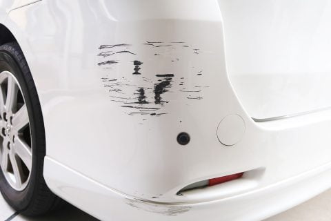 【車の傷】リアバンパーを自分で修理!工程①水研ぎ下地編