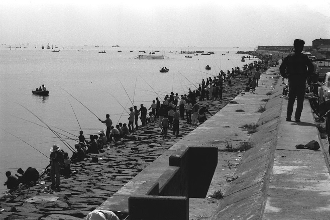 昭和40年代の武庫川釣り