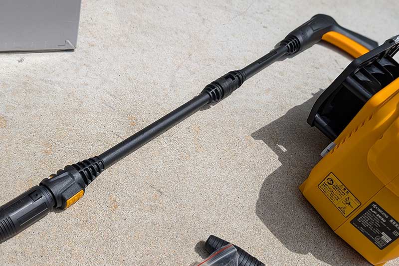 ガンのセッティング終了